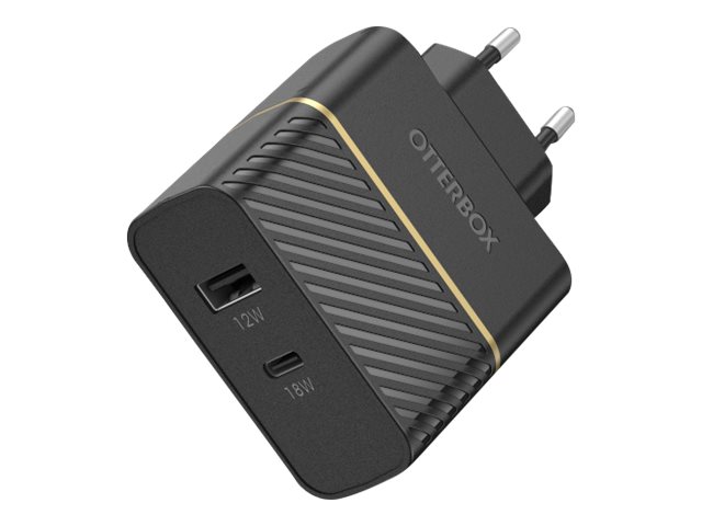 Otterbox Eu Wall Charger W Usb C W Usb A W Usb Pd Black